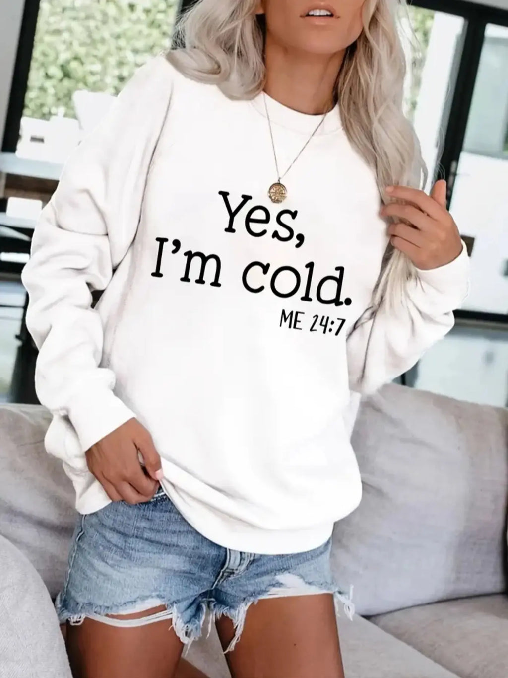 Women's Casual Letter & Number Print Fitted Sweatshirt, Soft Long Sleeve Round Neck Pullover for Daily Wear, Casual Comfortable Top, Womenswear, Printed Sweatshirt