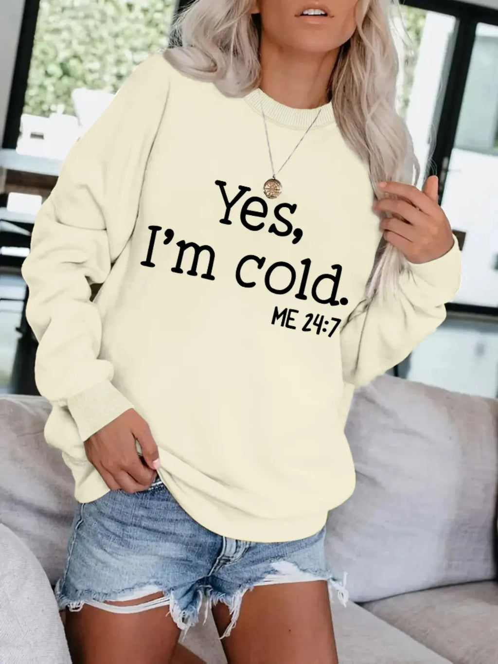 Women's Casual Letter & Number Print Fitted Sweatshirt, Soft Long Sleeve Round Neck Pullover for Daily Wear, Casual Comfortable Top, Womenswear, Printed Sweatshirt